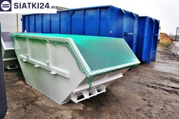 Siatki Pruszcz Gdański - Siatka przykrywająca na kontener - zabezpieczenie przewożonych ładunków dla terenów Pruszcza Gdańskiego